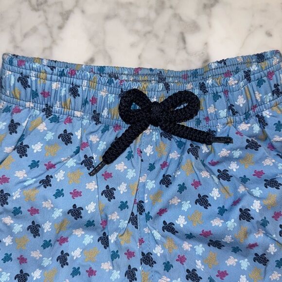 VILEBREQUIN BOYS BLUE MICRO-TURTLE SWIM SHORTS 6Y - Picture 2 of 9